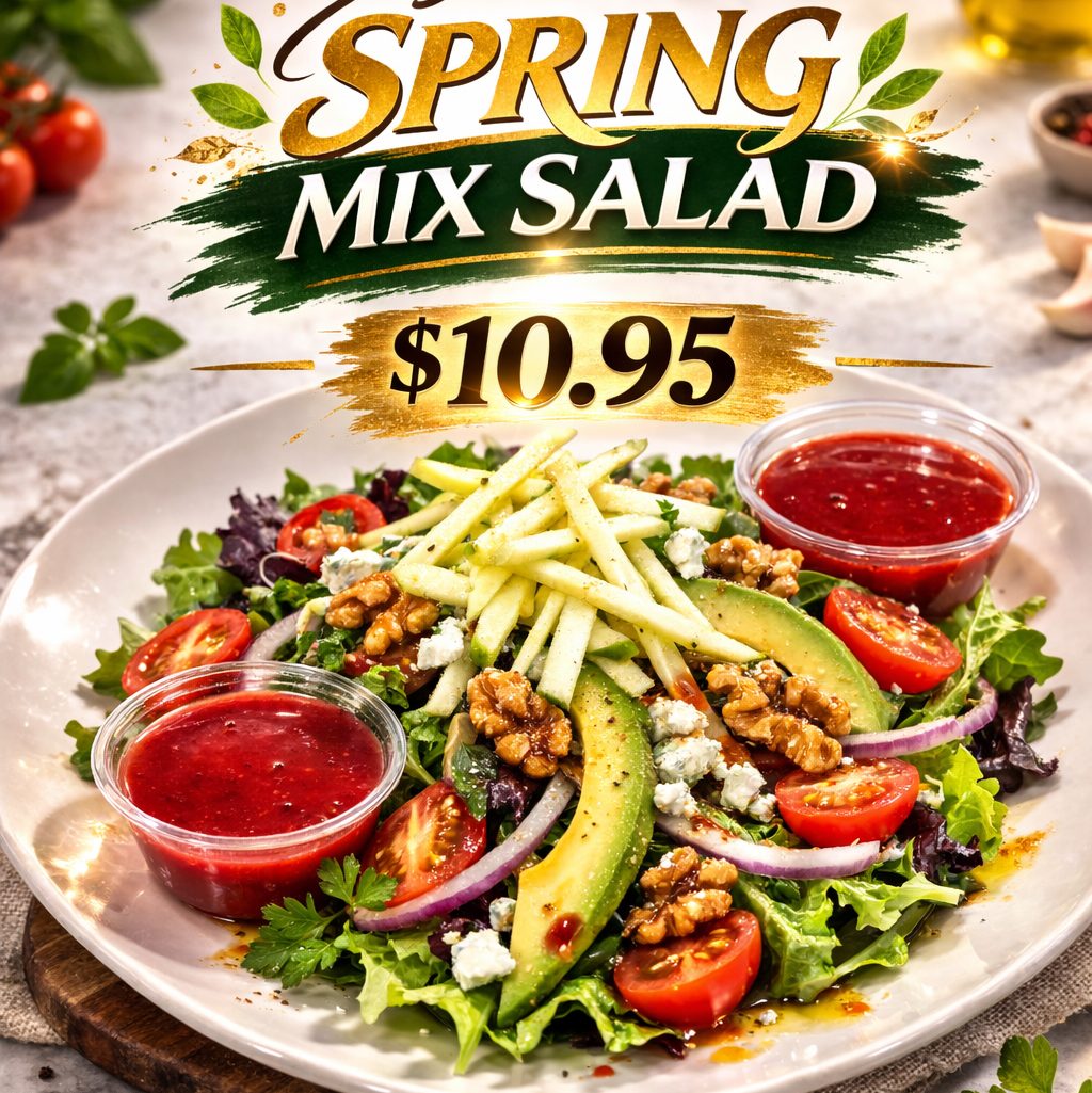 Spring Mix Salad.